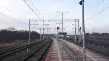 Nowa sieć trakcyjna na linii Ocice – Rzeszów